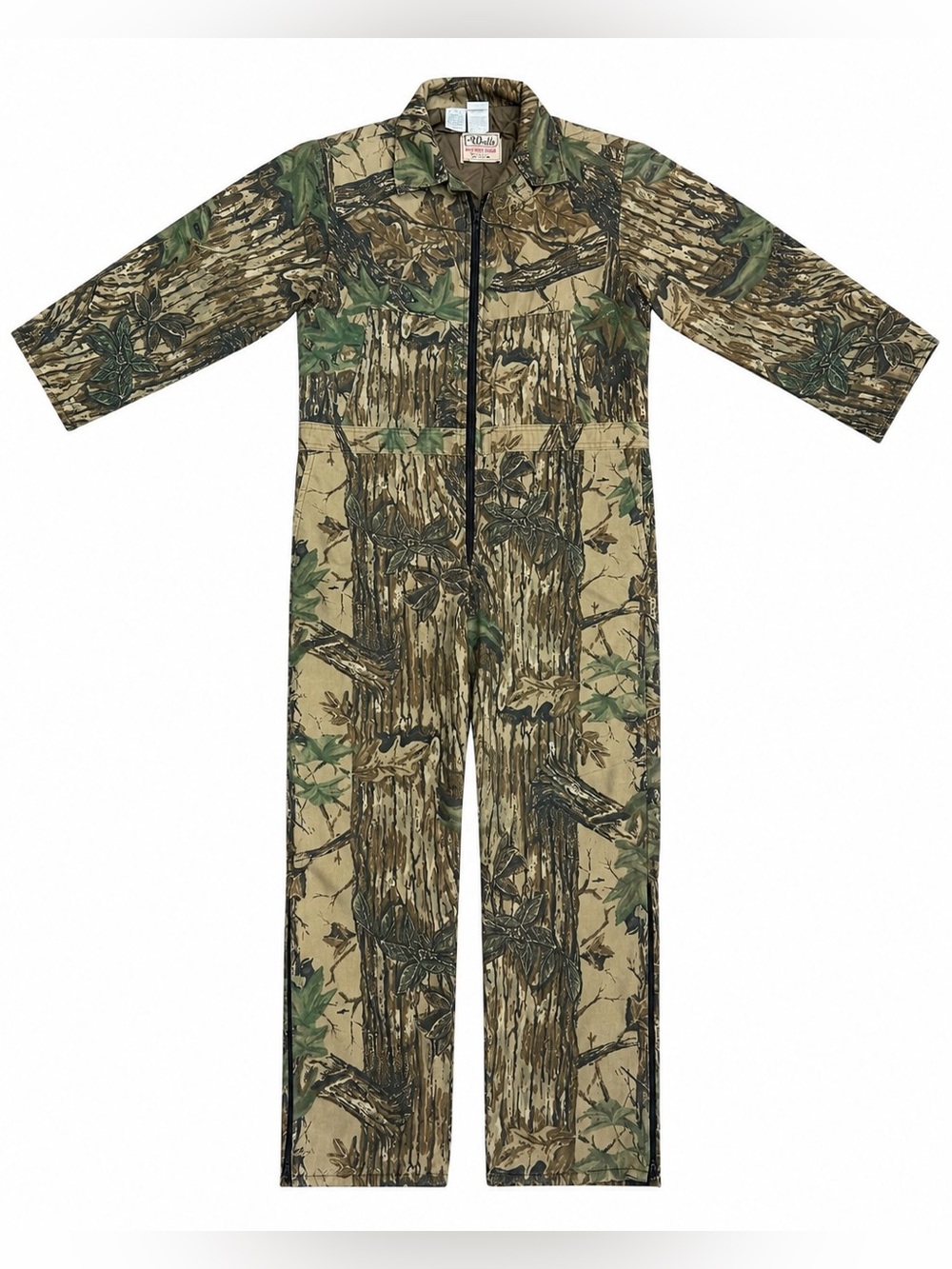 Vintage Walls Blizzard Pruf Realtree Camo Camouflage Insulated Coveralls USA 2XT